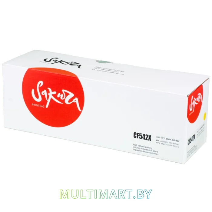 Картридж Sakura Printing SACF542X (аналог HP CF542X)